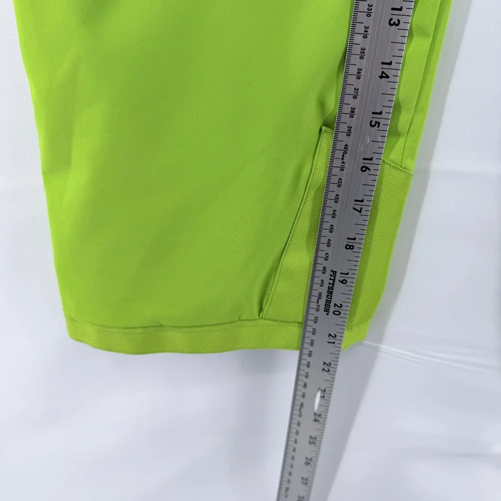 Spyder Ski Pants Kids Size 8 Lime Green Insulated Grow Hem Suspenders Outdoor